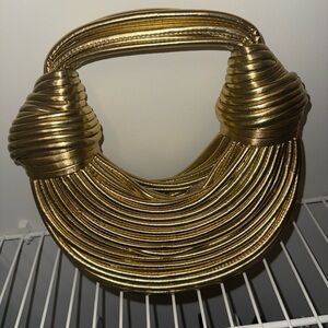 Gold Metallic Statement bag